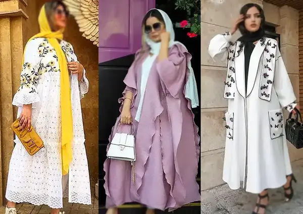 عکس مدل مانتو مجلسی بلند زنانه جدید