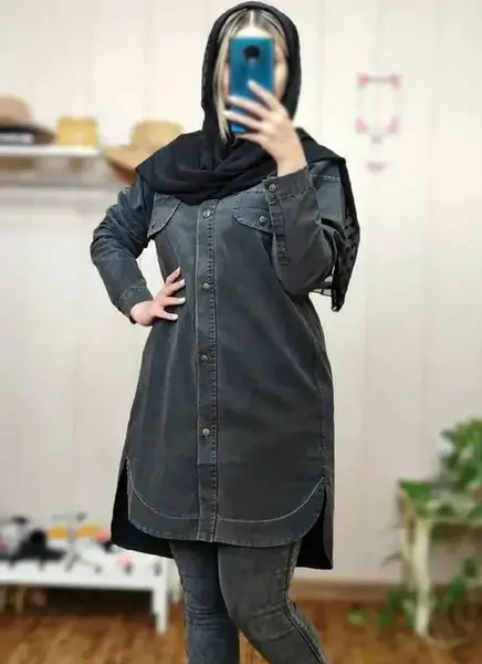 عکس مدل مانتو لی دخترانه شیک و جدید