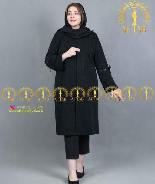 عکس مدل مانتو لمه طرح دار جدید