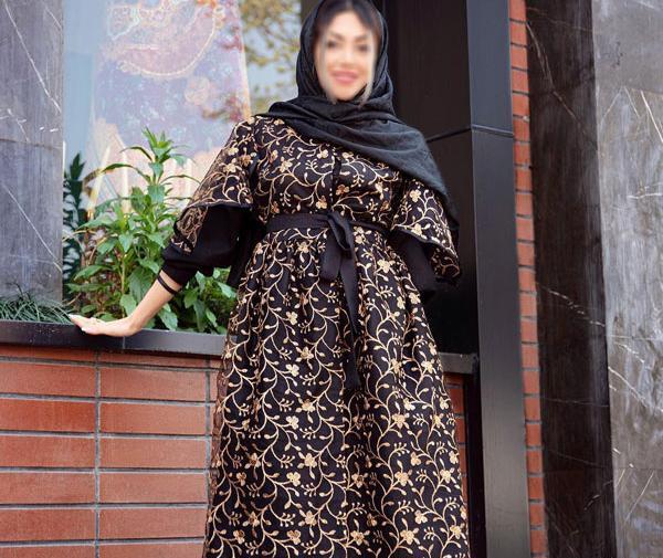 عکس مدل مانتو لمه طرح دار جدید