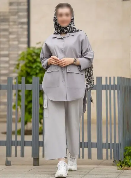 عکس مدل مانتو شلوار گشاد جدید