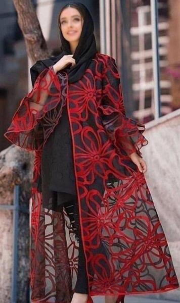 عکس مدل جدید مانتو گیپور مجلسی