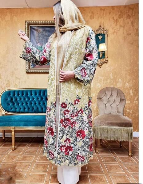عکس مدل جدید مانتو گیپور مجلسی