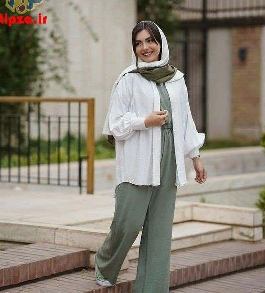 عکس مدل مانتو جدید با شلوار گشاد