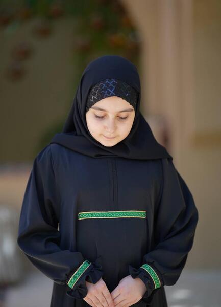 عکس مدل مانتو عبایی بچه گانه جدید