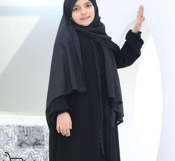 عکس مدل مانتو عبایی بچه گانه جدید