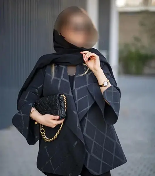 عکس مدل مانتو جدید کتی مشکی