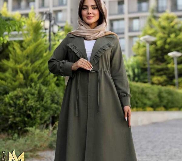 عکس مدل مانتو جدید کمر فون