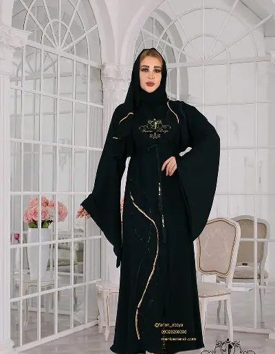 عکس مدل مانتو عربی کویتی جدید