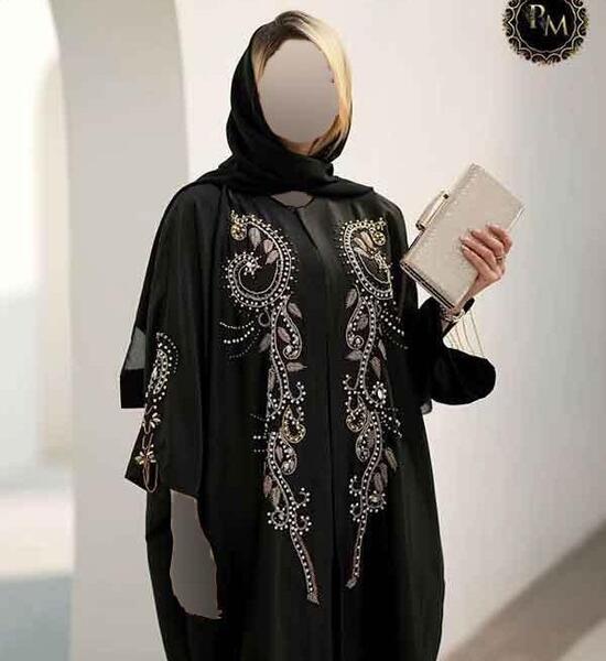 عکس مدل مانتو جدید ساتن طرح دار