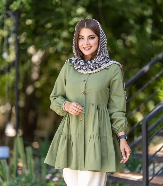 عکس مدل مانتو جدید دخترانه شیک تابستانی