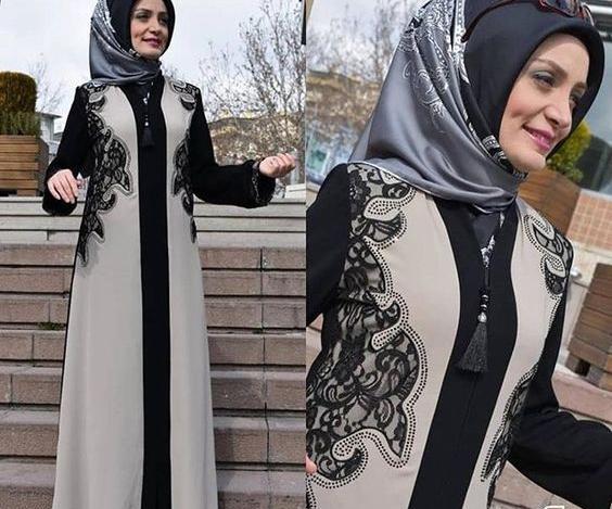 عکس مدل مانتو مجلسی شیک بلند جدید