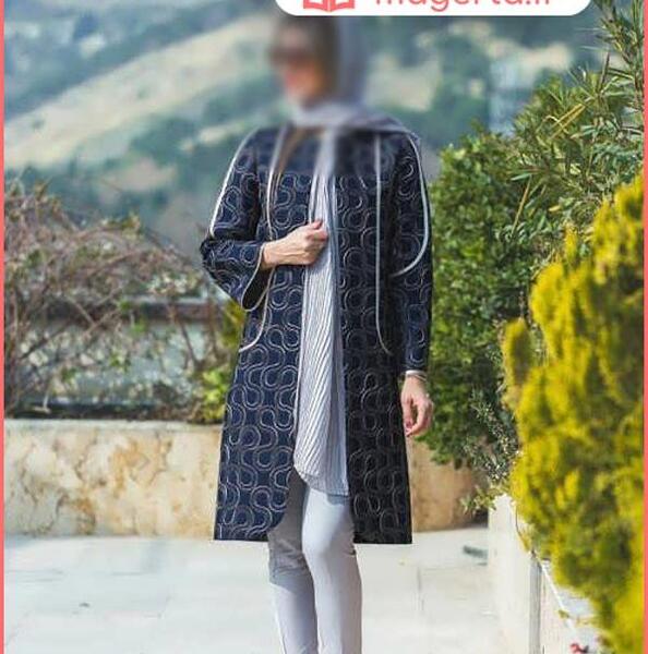 عکس مدل مانتو جدید ژاکارد ۱۴۰۲