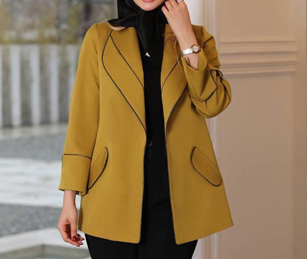عکس مدل استین مانتو ژاکارد جدید