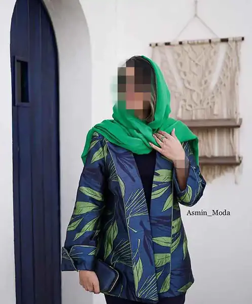 عکس مدل استین مانتو ژاکارد جدید
