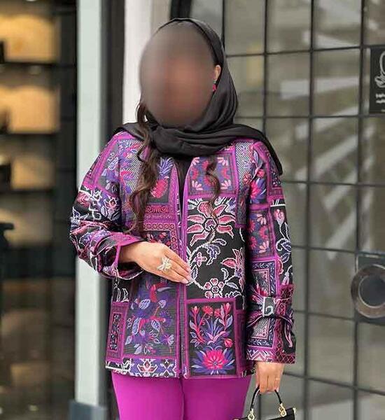 عکس مدل استین مانتو ژاکارد جدید
