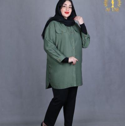 عکس مانتو سایز بزرگ جدید