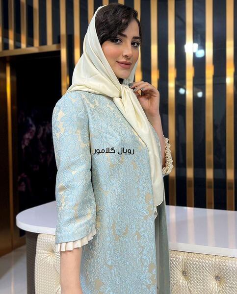 عکس مدل مانتو کتی جدید با پارچه ژاکارد