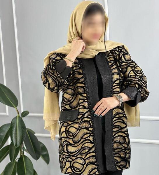عکس مدل مانتو ژاکارد جدید سال ۱۴۰۲