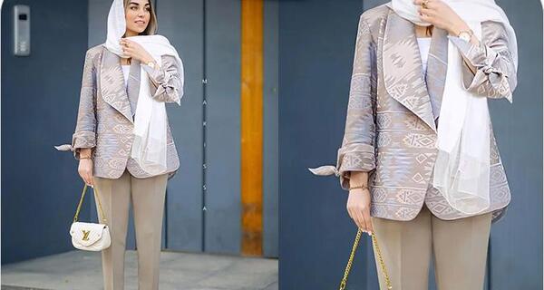عکس مدل مانتو ژاکارد جدید مجلسی