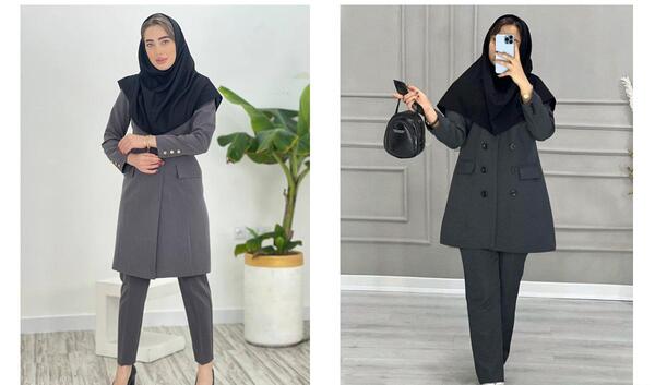 عکس مدل مانتو شلوار رسمی جدید