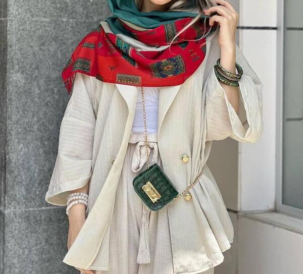 عکس مانتو رنگی جدید