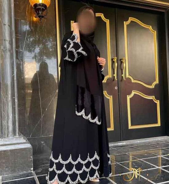 عکس مدل مانتو حریر بلند مجلسی جدید