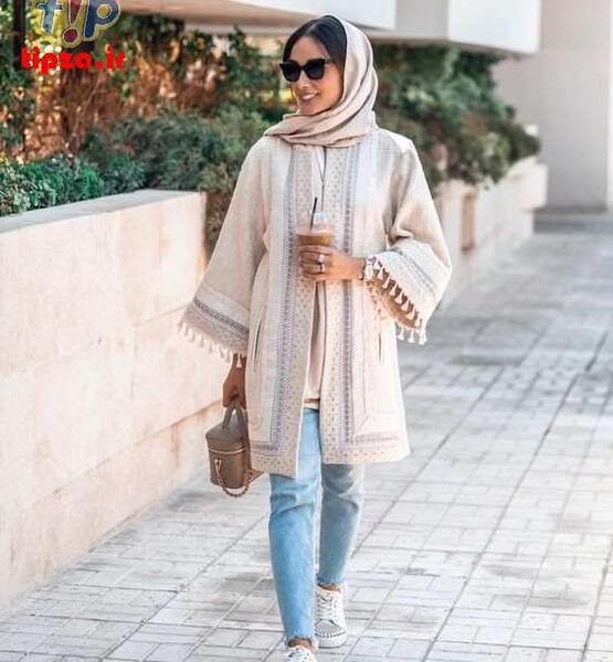 عکس مدل مانتو جدید برای افراد چاق و قد کوتاه