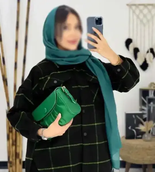 عکس مدل مانتو چهارخونه جدید اینستاگرام