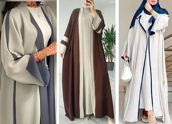 عکس مدل مانتو جدید بلند جلوباز