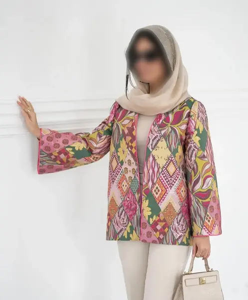 عکس مدل مانتو لنین جدید جلو باز