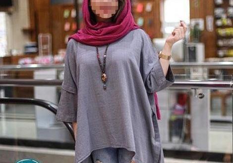 عکس مدل مانتو جدید پانچ جلو باز