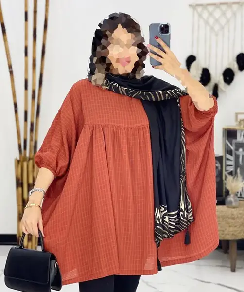 عکس مدل مانتو جدید پانچ جلو باز