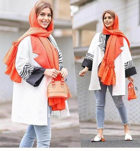 عکس ست مانتو شلوار و کفش تابستانه جدید