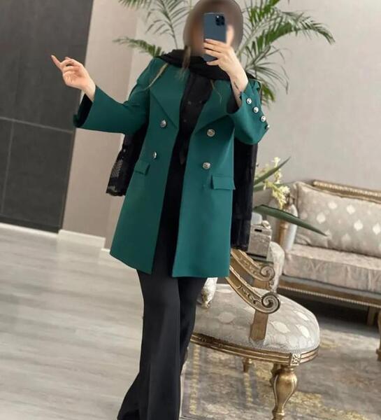 عکس مدل مانتو جدید با پارچه کرپ باربی