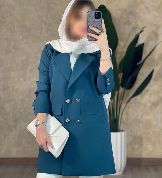 عکس مدل مانتو جدید با پارچه کرپ باربی
