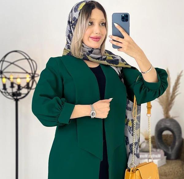 عکس مدل مانتو جدید کتی با پارچه کرپ