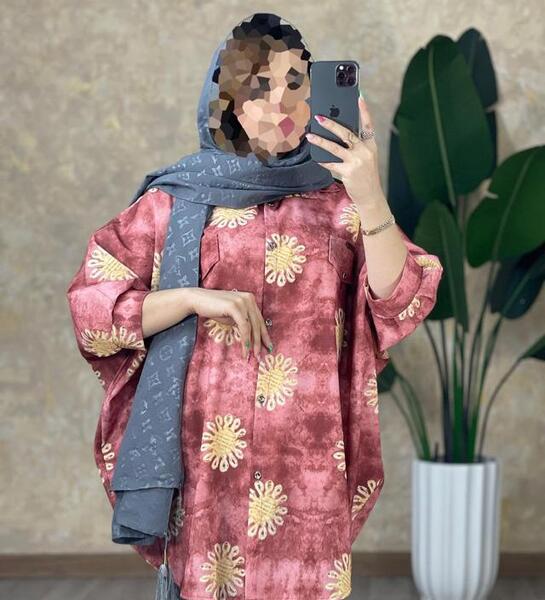 عکس مدل مانتو جدید ابروبادی طرح دار