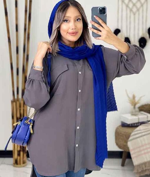 عکس مدل مانتو جدید ابروبادی جلو بسته