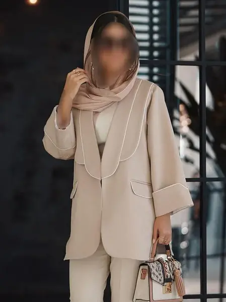 عکس مدل مانتو جدید استین پاکتی
