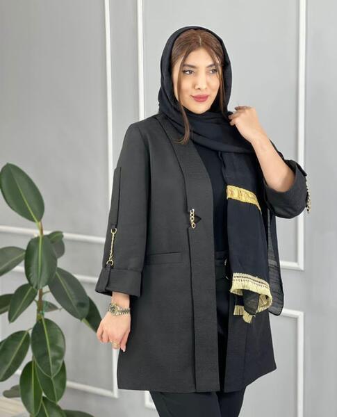 عکس مدل مانتو جدید استین پاکتی