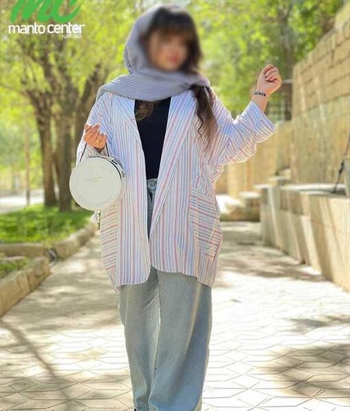 عکس مدل مانتو جدید استین پاکتی