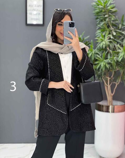 عکس مدل مانتو جدید استین پاکتی