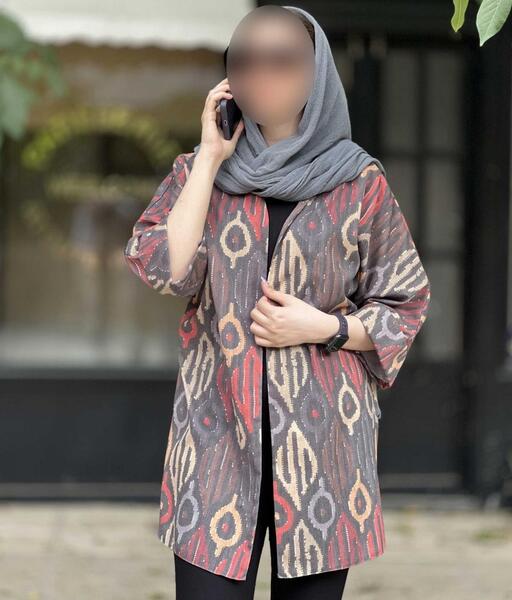 عکس مدل مانتو جدید استین پاکتی