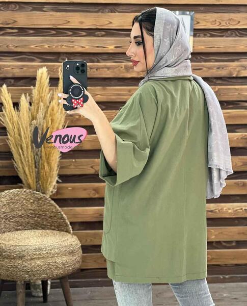 عکس مدل مانتو جدید استین پاکتی
