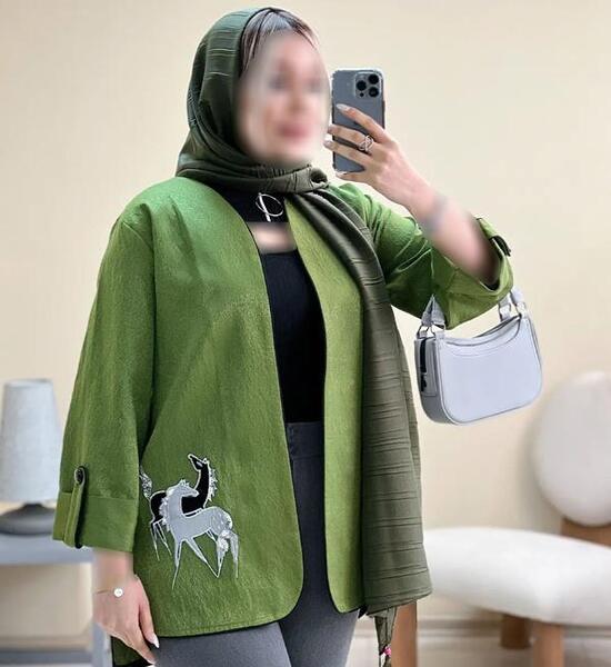 عکس مدل مانتو جدید استین پاکتی