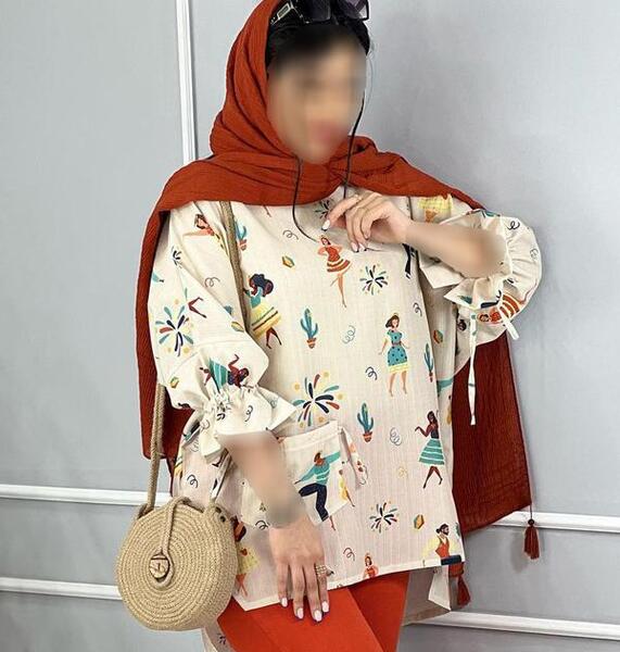 عکس مدل مانتو با استین پفی جدید