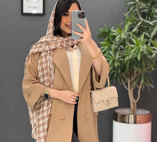 عکس مدل مانتو جدید استین دکمه ای