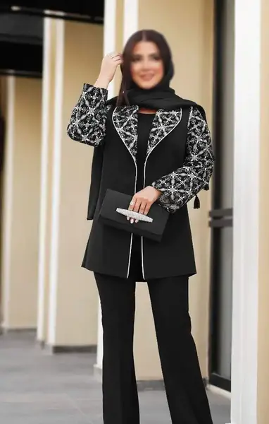 عکس مانتو شلوار دخترانه جدید