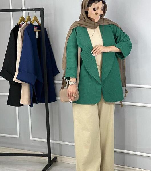 عکس مانتو کتی سبز یشمی